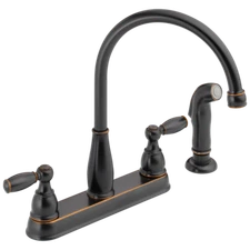 Delta Foundations Kitchen Faucet w/ Oil Rubbed Bronze-Certified Refurbished