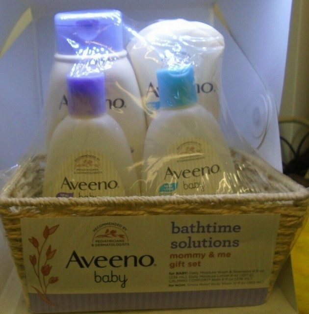 aveeno baby bathtime solutions gift set