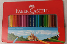 FABER-CASTELL 36 COLOUR PENCILS TIN SET