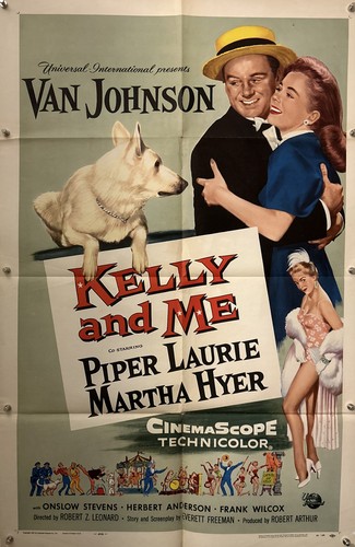 KELLY AND ME Original One Sheet Movie Poster - 1957 - RARE!
