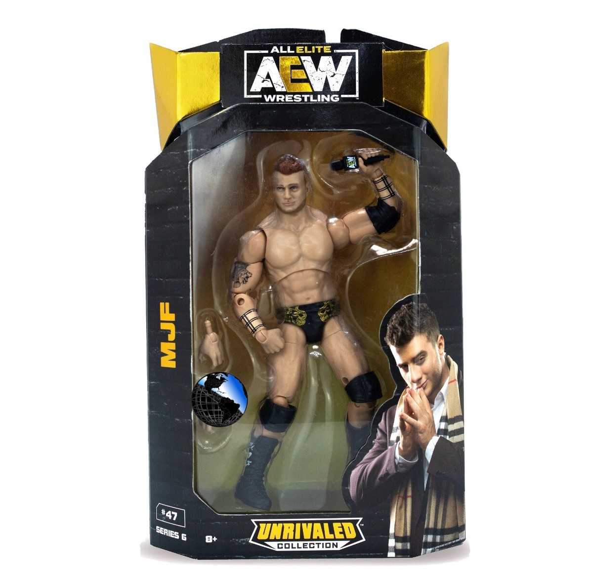 MJF AEW Unrivaled Collection Series 6 #47 Action Figure 2021 | eBay
