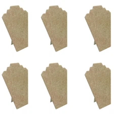 Set of 6 Jewelry Easel Stand Jewelry Display Easels Leatherette Necklace Display