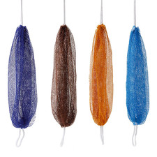 Reticulated sponge - handheld, used for personal care and household cleaning wit