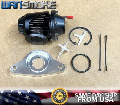 for Subaru 02+ WRX STI Impreza Top Mount IC Flange Blow Off Valve SQV SSQV Black