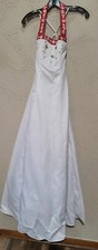 Evening Gown / Prom Dress Masquerade Red & White Sz 3/4 NWOT