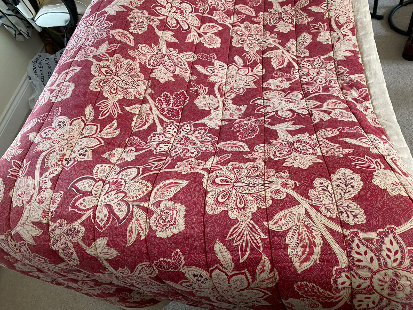 Dorma Red Samira Large Bedspread 265 x 265cm (104"x 104") eBay