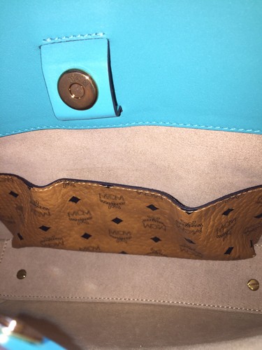 MCM Fontanellas Park Ave Milla Medium Leather Hobo Oasis Green *New* MSRP $750 - Picture 9 of 12