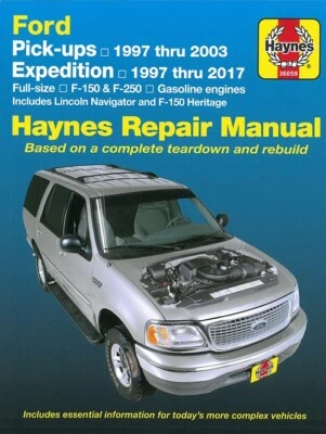 Haynes Handbuch: Ford Pick-ups F-150 & F-250 Reparaturanleitung/Reparatur-Buch - Bild 1 von 3