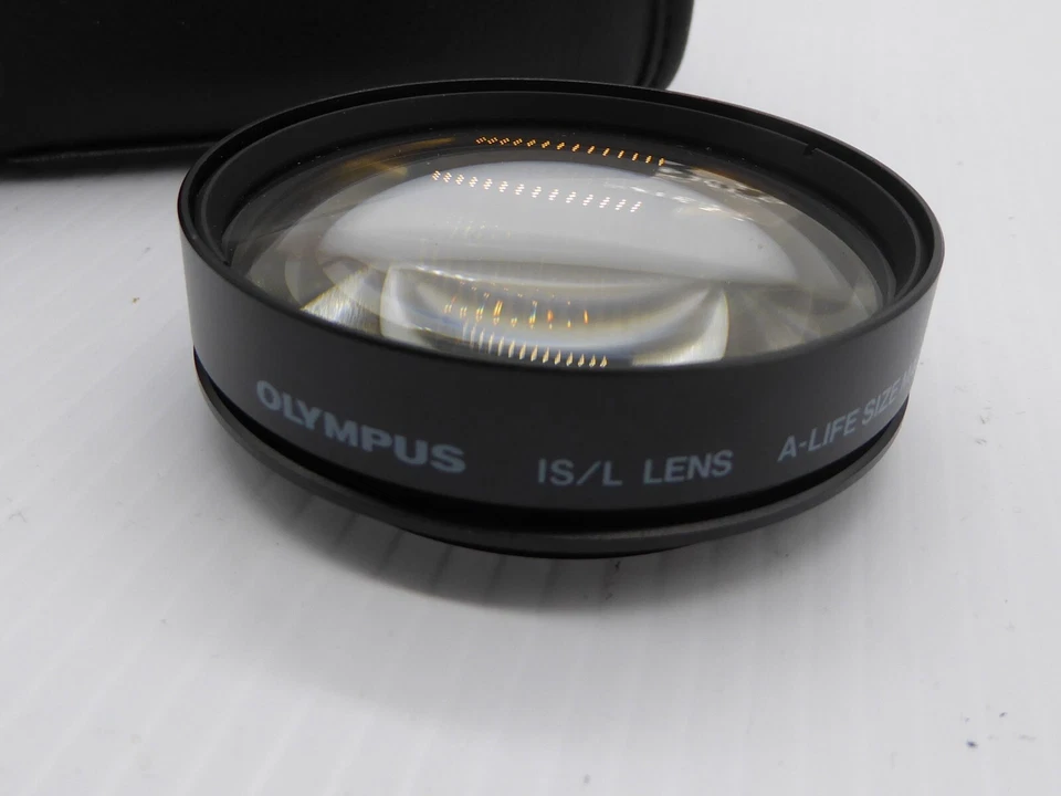Olympus IS/Objektiv A-Life-Size Macro H.Q. Konverter f=13cm 49mm Gewinde + Koffer - Bild 1 von 4