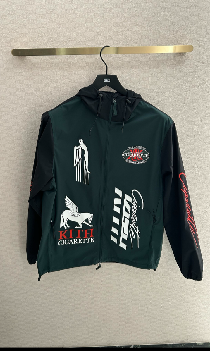 🔥EXCLUSIVE🔥 Kith for Cigarette Racing Damien Windbreaker 🔥EXCLUSIVE🔥 Kith for Cigarette Racing Damien Windbreaker