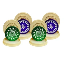 Carrom Tournament Striker Smooth Surface Excellent Re Bounce Pack of 4