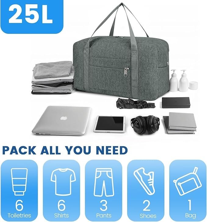best small duffel bag for travel Vadktai Small Sports Gym Bag Workout Lightweight Duffel Bags for Men and  Women Sports Duffel Bag for Travel Gym