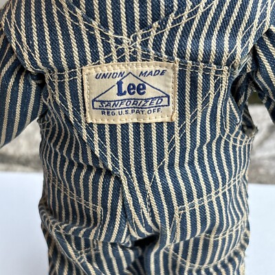 Vintage 1930s BUDDY LEE Denim Overalls Engineer Store Advertising