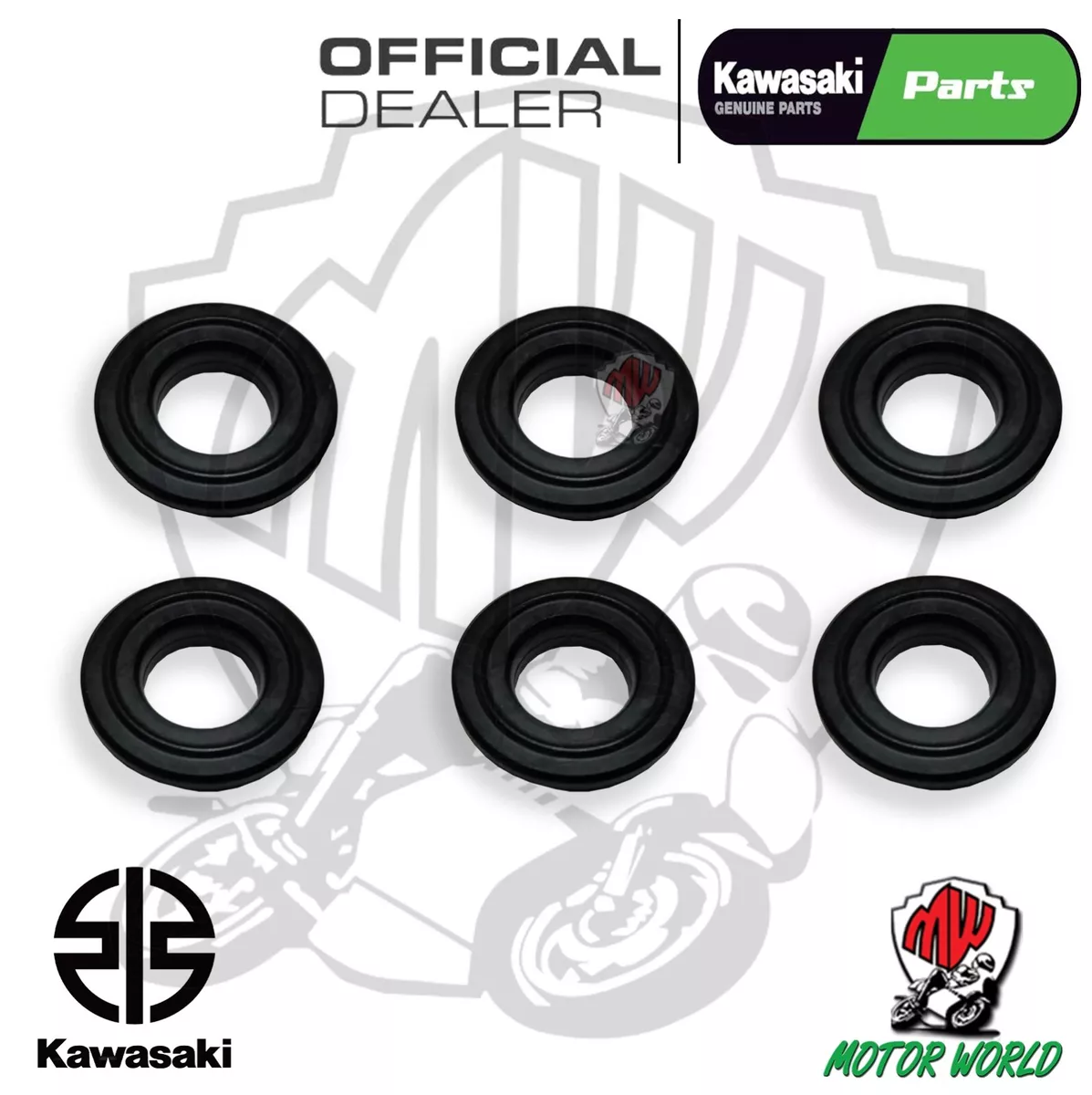 Set o-Ring Or Rubbers Cover Tappets Original Kawasaki Ninja ZX-6R 636