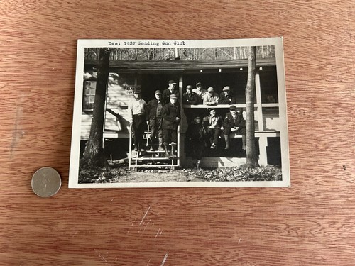 1937 Reading Gun Club Photo Pennsylvania Lodge Photograph Picture 5" x 7" Vtg - Picture 11 of 20
