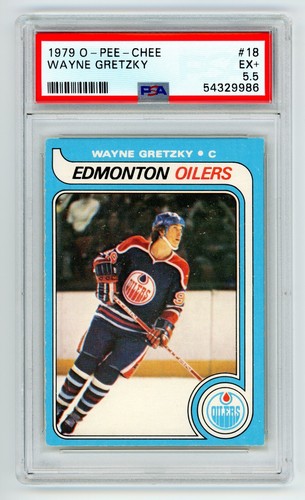 1979-80 O-PEE-CHEE #18 ROOKIE CARD RC WAYNE GRETZKY - PSA 5.5 EXCELLENT G.O.A.T