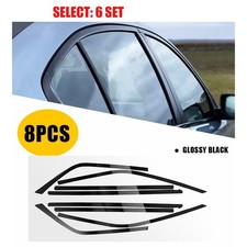 For 11-23 Chrysler 300 Lr Upper Window Trim Black Chrome Delete Overlay 8-80x For 11-23 Chrysler 300 Lr Upper Window Trim Black Chrome Delete Overlay 8-80x