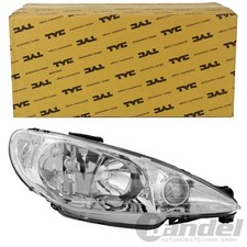 TYC HAUPTSCHEINWERFER H7/H7 LINKS passend für PEUGEOT 206 CC SW VAN 1.1 - 2.0