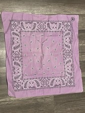 VTG WAMCRAFT Paisley Design Bandana Hankerchief RN 14193 Made In USA