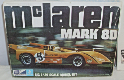 1/20 MPC マクラーレン マーク 8D ビッグスケール プラモデル MPC McLAREN MARK 8D RACE CAR MODEL KIT 1:20 BOXED 1-3014 | eBay