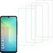 4 Pack Tempered Glass Screen Protector for Samsung Galaxy A06