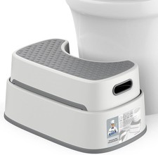 Heavy Duty Anti-Slip Toilet Stool for Adults Kids - Bathroom Step Stool