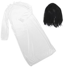 1PC Ghost Bride Dress Halloween Horror Costume Cosplay Zombie for Girls Women