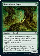 Neverwinter Dryad Afr 195 Foil Adventures In The Forgotten Realms Mtg