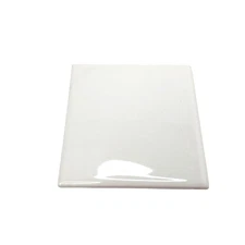 Daltile Kohler Square Bullnose Ceramic Wall Tile Glossy Almond # K 165 4.25"