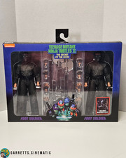 NECA TMNT II Secret of the Ooze Foot Soldier Action Figures Set 2023 Weapons New