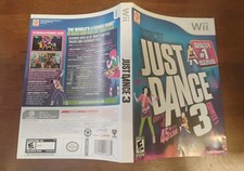 Just Dance 3 Nintendo Wii, 2011 Cover Art Only
