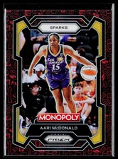 2024 Panini Prizm Monopoly WNBA Aari McDonald Classic Icons Red 30