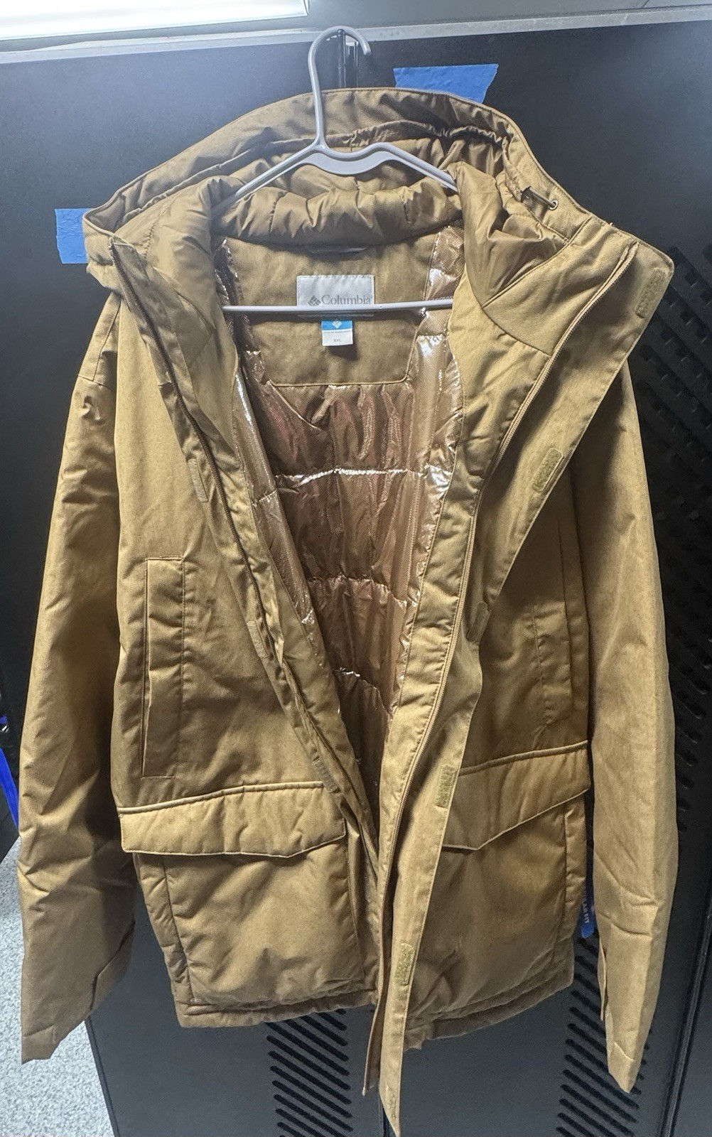 Columbia Pines Lake Parka Brown XXL Insulated Hooded Water R