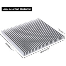 Efficient 200x220mm LED Heatsink Cooler