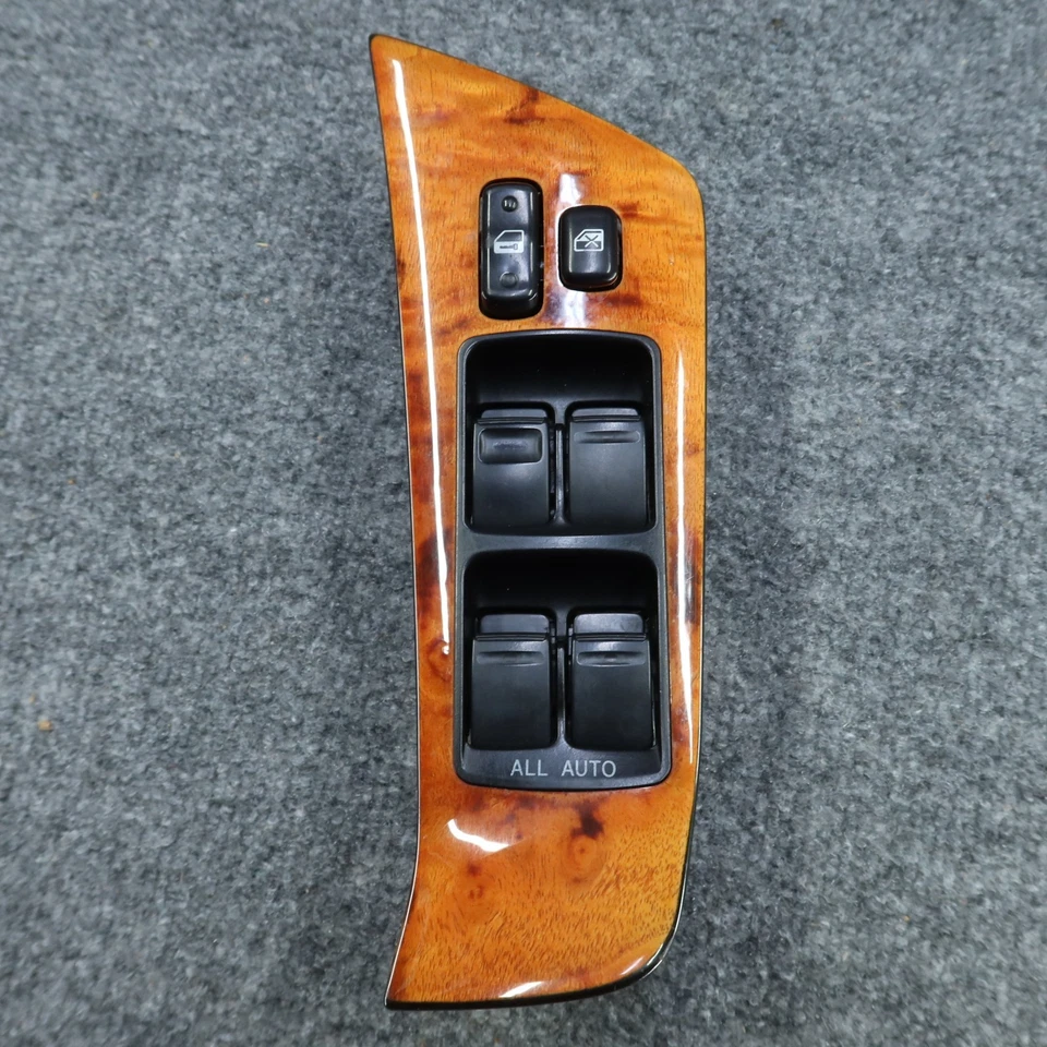 Interruptor de ventana principal Lexus RX300 1999-2003 puerta del conductor cerradura eléctrica madera OEM Foto 2 de 4