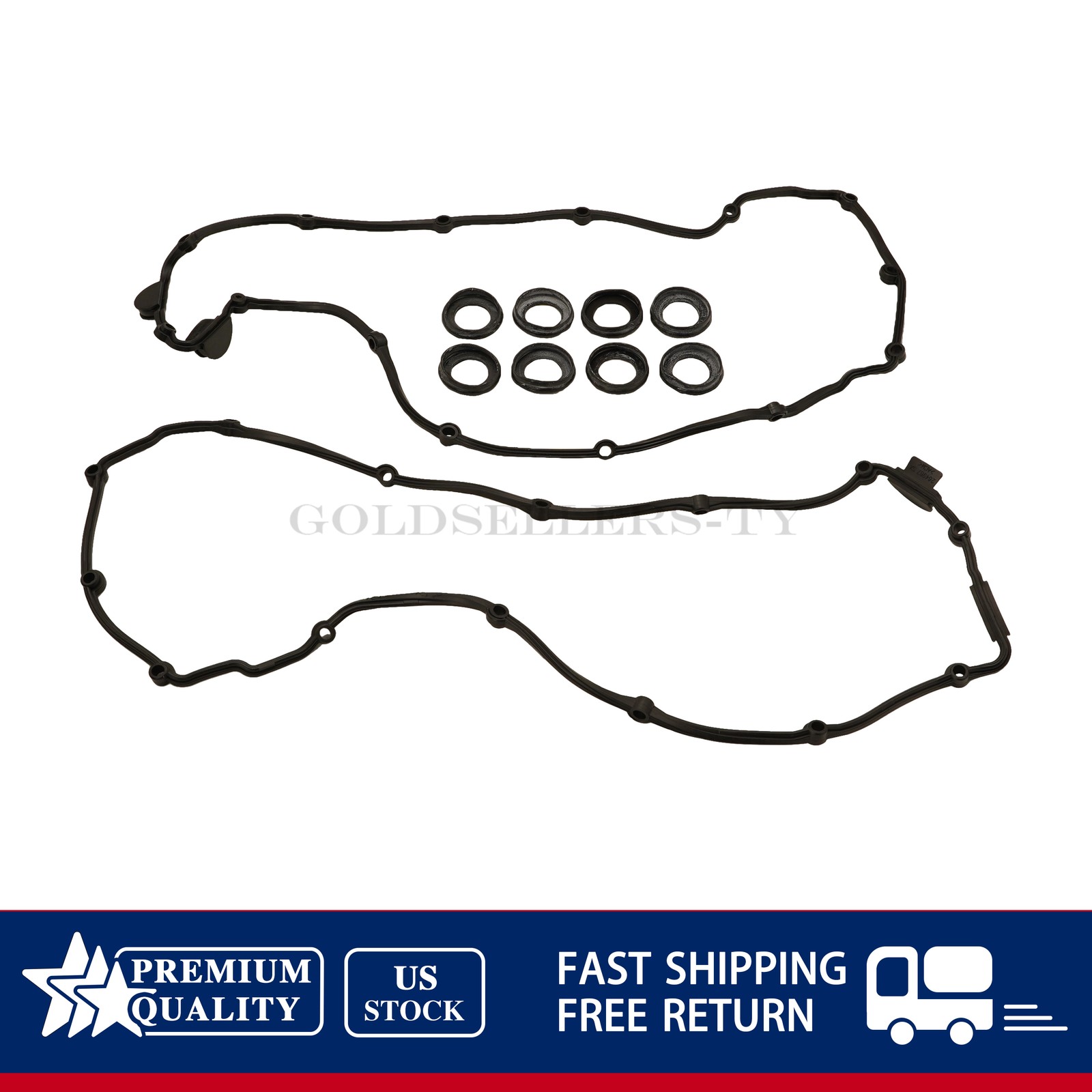 NEW Valve Cover Gasket Set 264986 264987 For Maserati Quattroporte GranTurismo