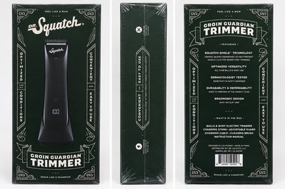 Dr. Squatch Groin Guardian Electric Trimmer Black NEW Factory Sealed Groomer