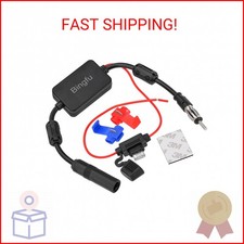 Bingfu Universal Car Stereo FM Radio Antenna Signal Booster Amplifier Amp,12V Po