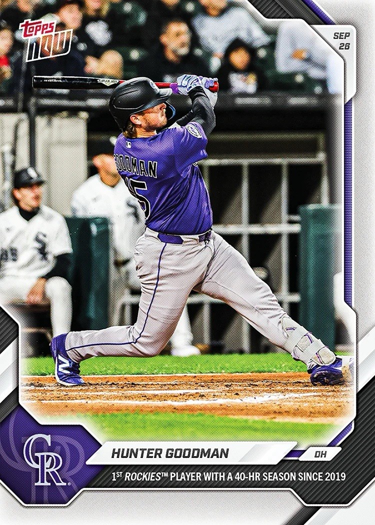 *PRE SALE* Hunter Goodman - 2026 MLB Topps NOW® - Card 729