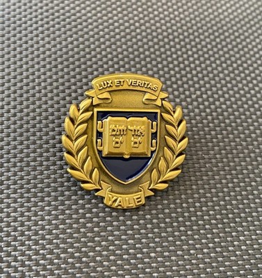 Yale University Logo Lapel Hat Pin - New In Case