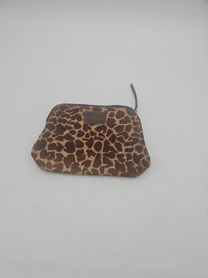Alberta Di Canio Pretty Animal Leather Clutch/Bag!   Good Cond!