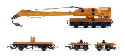 SPUR ''OO'' R6204 ADB 141 75 TONNER PANNENKRAN *VERWITTERT* von HORNBY