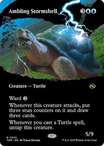 Ambling Stormshell (Borderless) 332 Tarkir: Dragonstorm Rare