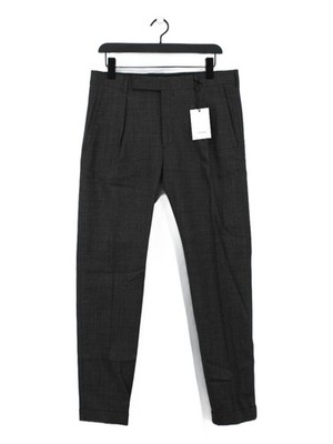Paul Smith Herren Hose W 32 in Grau Wolle Neu Mit Etikett