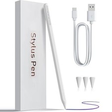 iPad Apple Pencil 9th 10th Generation, Stylus Pen for, Palm Rejection, white