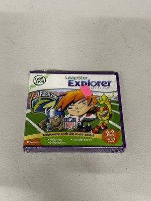 Leapfrog Leapster Explorer NFL Rush Zone Game Cartridge 1st-3rd Grade Ages 6-9