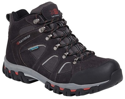 Karrimor Bodmin MID IV Herren Schwarz Wandern Hiking Schnürschuhe Trekkingstiefel