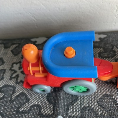 Little Tikes Fold Up & Go Train Toy Travel Play Set Preschool Train