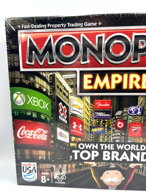 Monopoly EMPIRE Own The World's Top Brands Board Game BRAND NEW