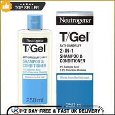 Image of Neutrogena T/Gel 2 in 1 Anti-Dandruff Shampoo and Conditioner 250ml UK
